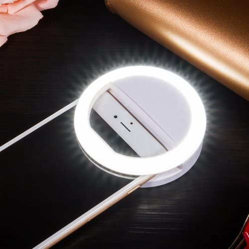 Portable Selfie Ring Light - GlowSnap-White-The Livary