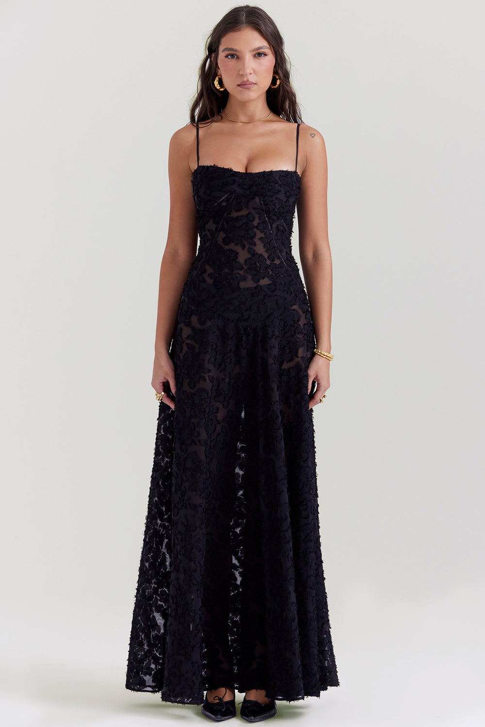 Stylish Sleeveless Dress – Viviana-Black-XS-The Livary
