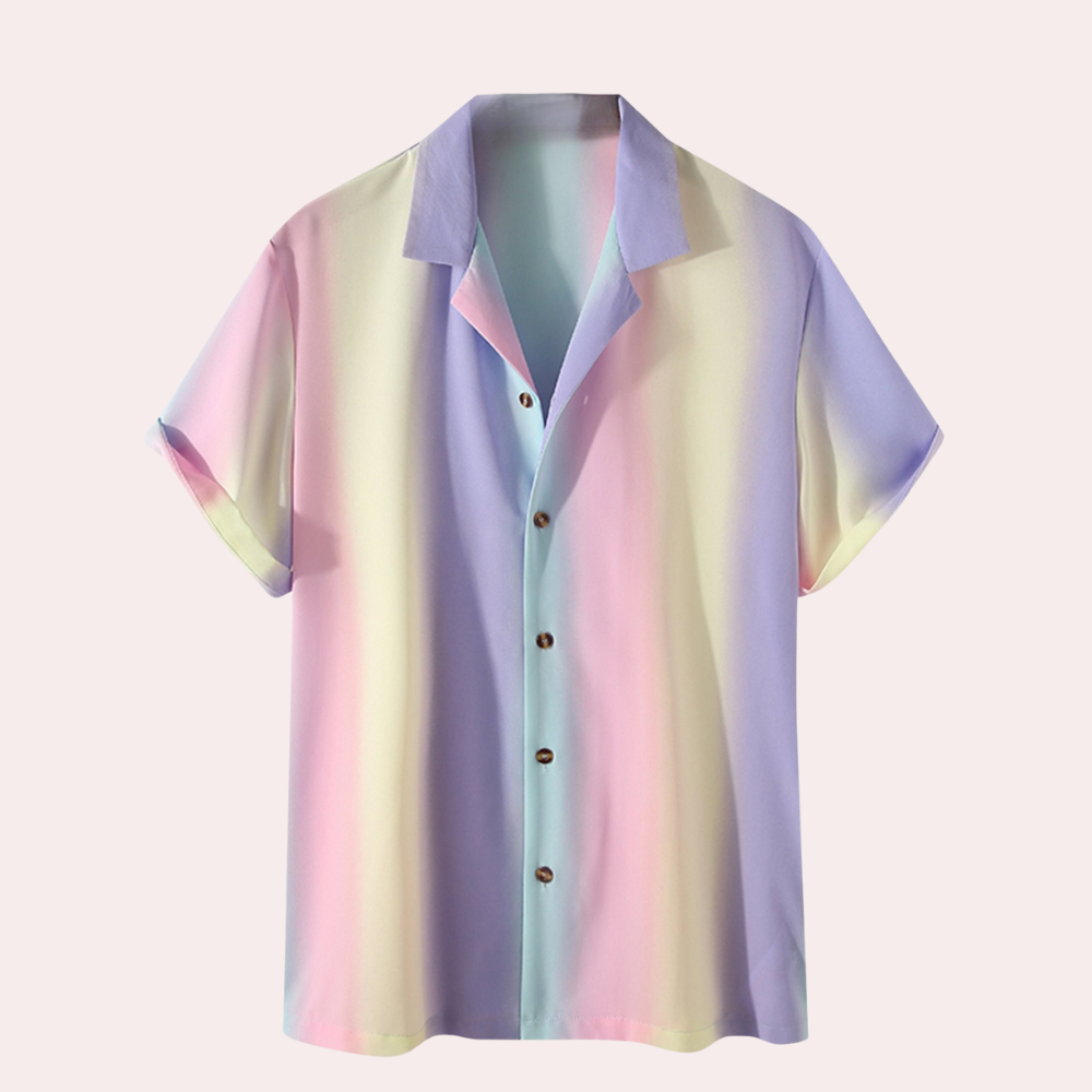 Colourful Striped Shirt for Men - Lorenzo-S-The Livary