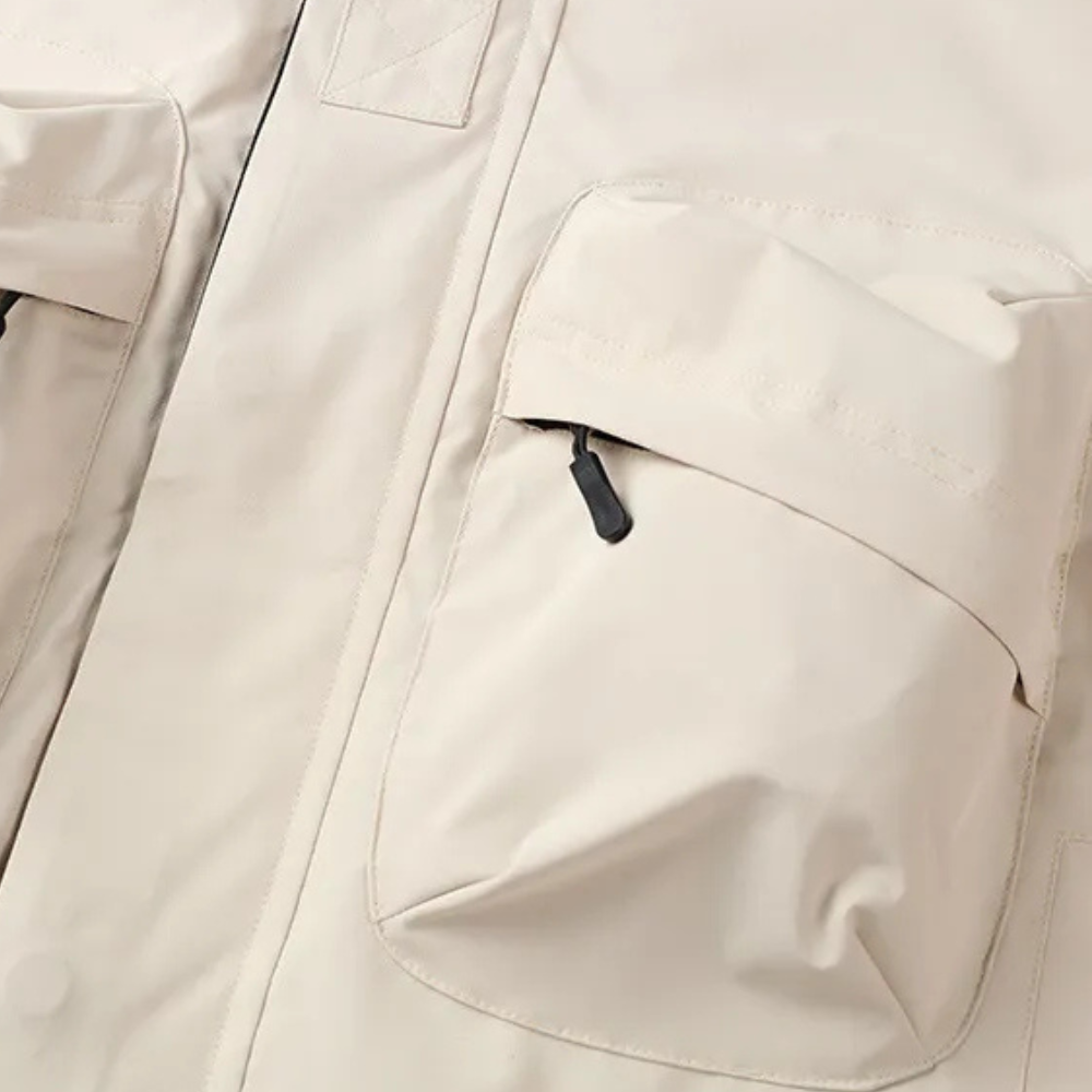 Lightweight Windbreaker for Men - Victor-Beige-S-The Livary