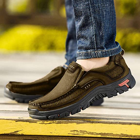 Orthopaedic Men's Walking Shoes – Erik-Black-6-The Livary