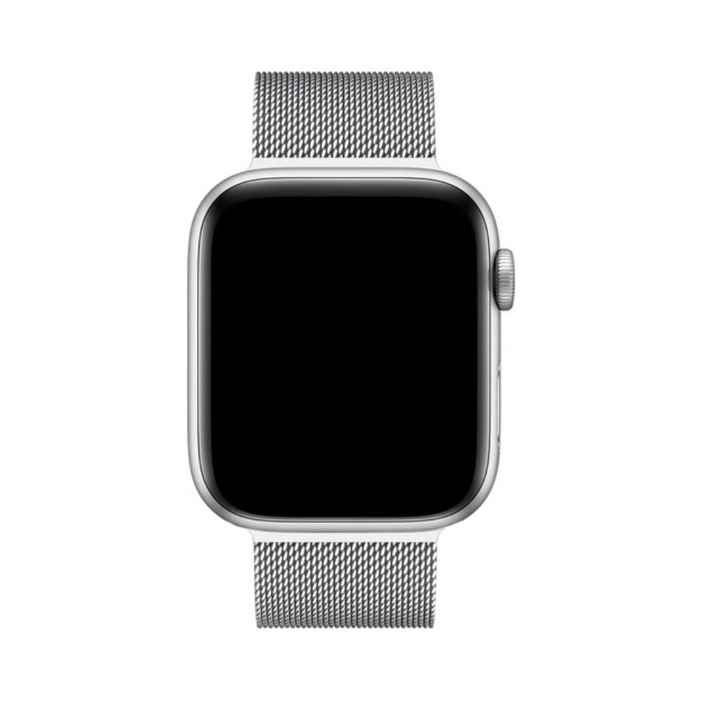 Milanese Apple Watch Band – SteelFlex-38mm | 40mm | 41mm | 42mm-Silver-The Livary