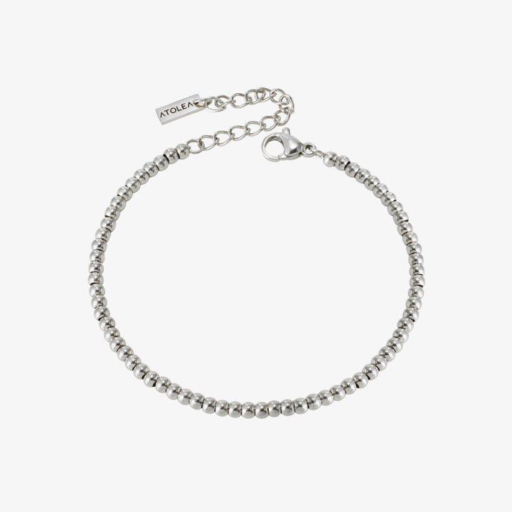 Nice Beaded Bracelet - Nova-Silver-The Livary