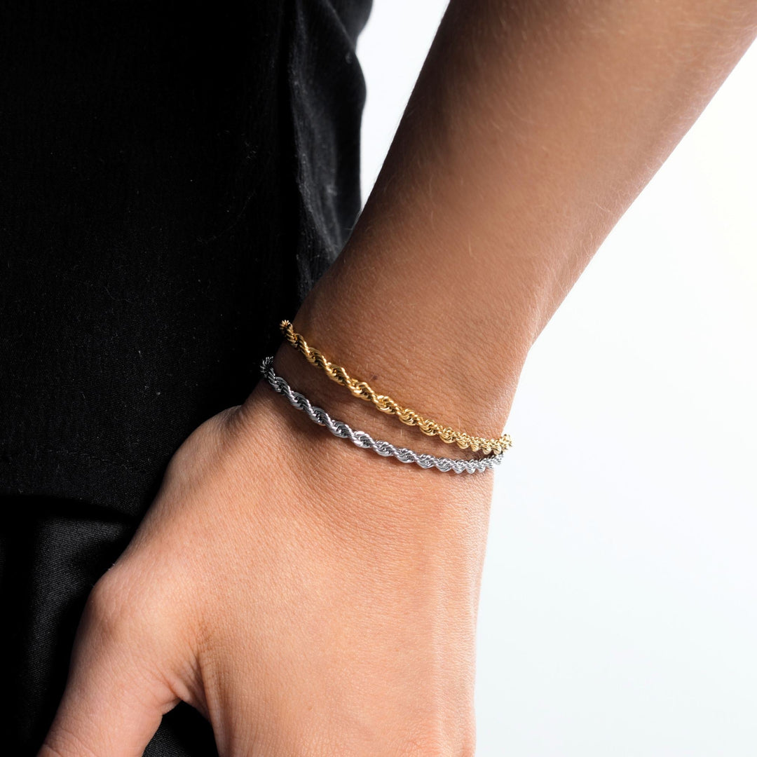Twisted Link Bracelet - Sienna-Gold-The Livary