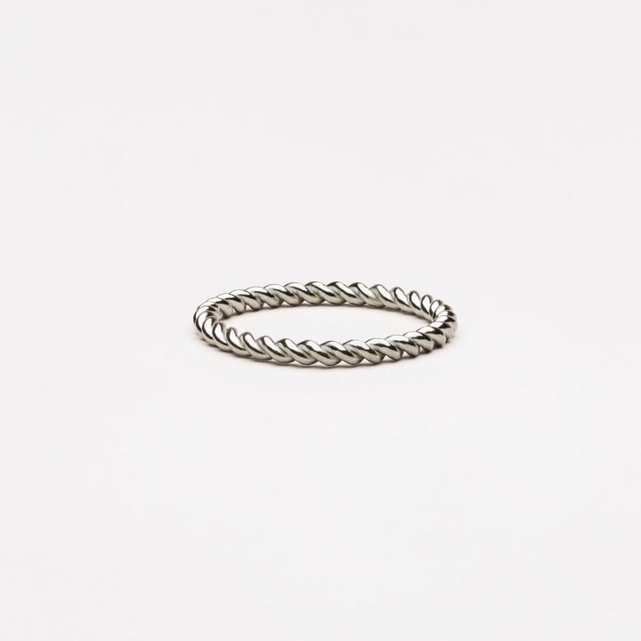 Twisted Ring with Symbolism - Tessa-5-Silver-The Livary