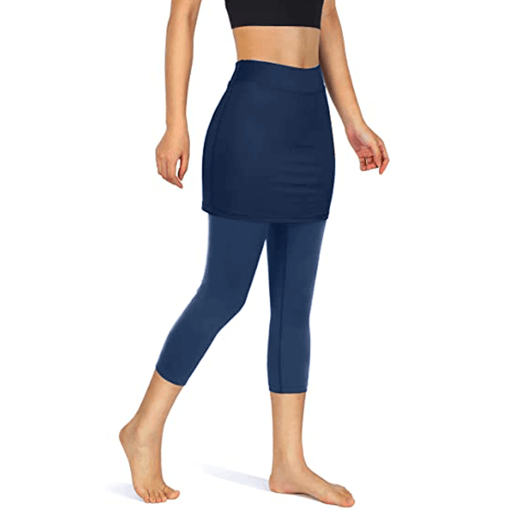 Rock leggings with practical side pockets – Mireille-Wine red-S-The Livary