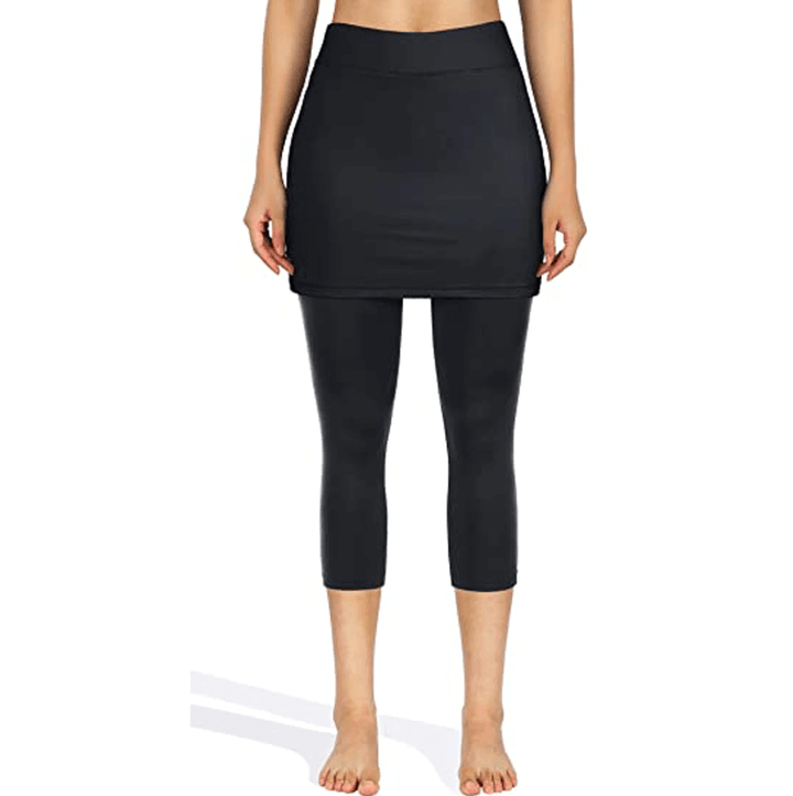 Rock leggings with practical side pockets – Mireille-Wine red-S-The Livary