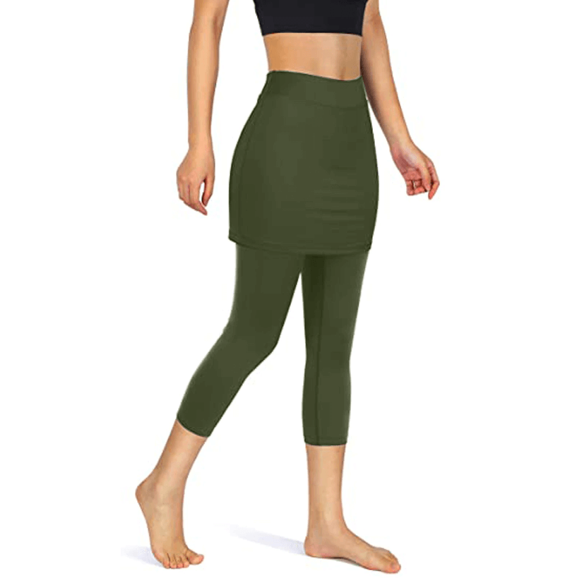 Rock leggings with practical side pockets – Mireille-Wine red-S-The Livary