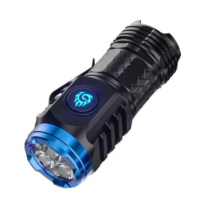 Compact LED Torch - LumenTorch-Black-The Livary