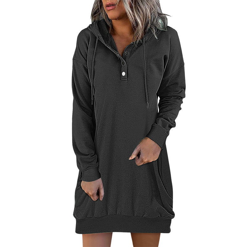 Minimalistic Long Women's Hoodie – Valeria-Pink-S-The Livary