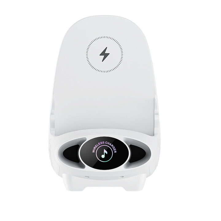 Wireless Phone Holder with 15W Fast Charging Function - FlexCharge Chair-White-The Livary