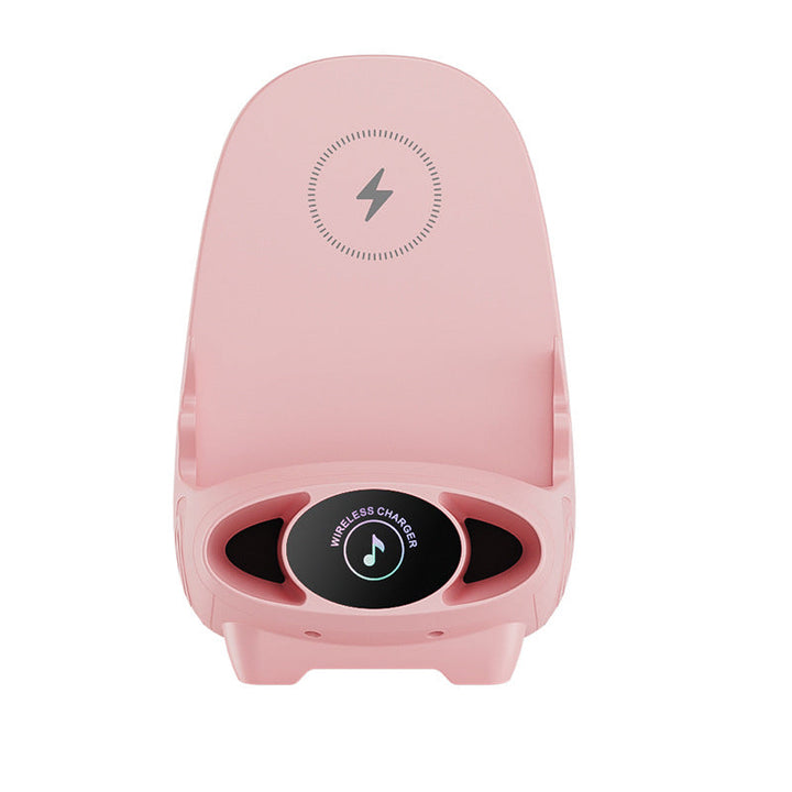 Wireless Phone Holder with 15W Fast Charging Function - FlexCharge Chair-Pink-The Livary