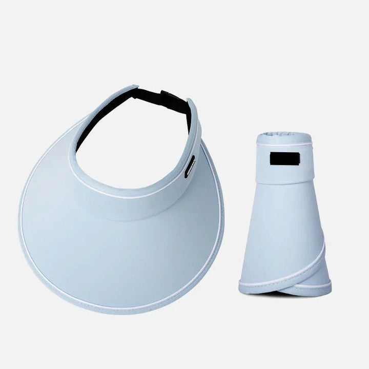 Trendy roll-up sun hat with extra protection – FoldSun Pro-Blue-The Livary