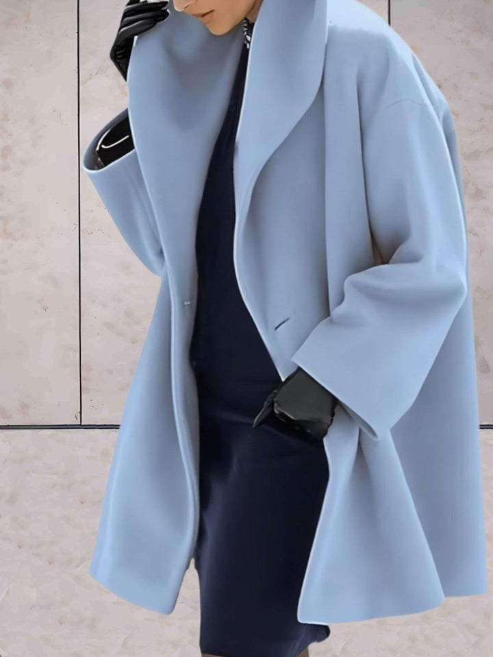 Stylish Loose Women's Winter Jacket - Evelyn-Light blue-S-The Livary