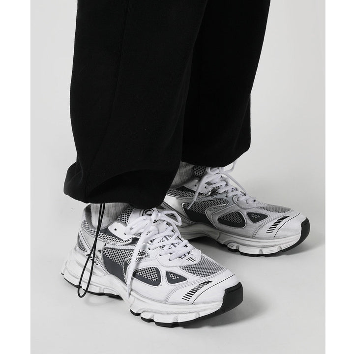Breathable Sneakers for Sports and Active Lifestyle - Aiden-White grey-3.5-The Livary