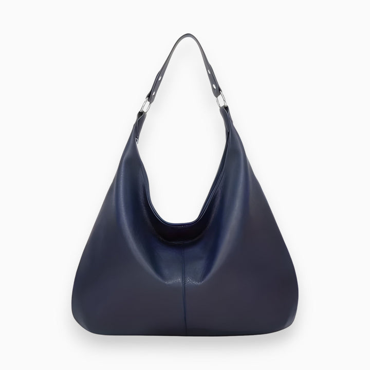 Stylish PU Leather Handbag - Bella-Blue-The Livary