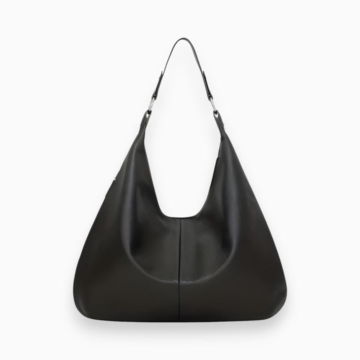 Stylish PU Leather Handbag - Bella-Black-The Livary