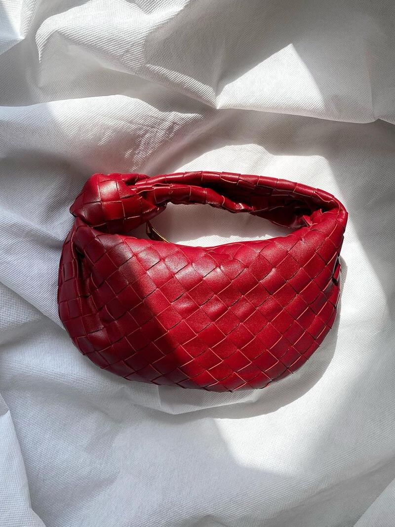 Woven Mini Handbag - Isabella-Black-The Livary