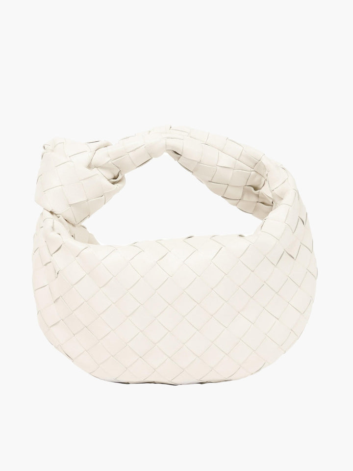 Woven Mini Handbag - Isabella-Cream-The Livary
