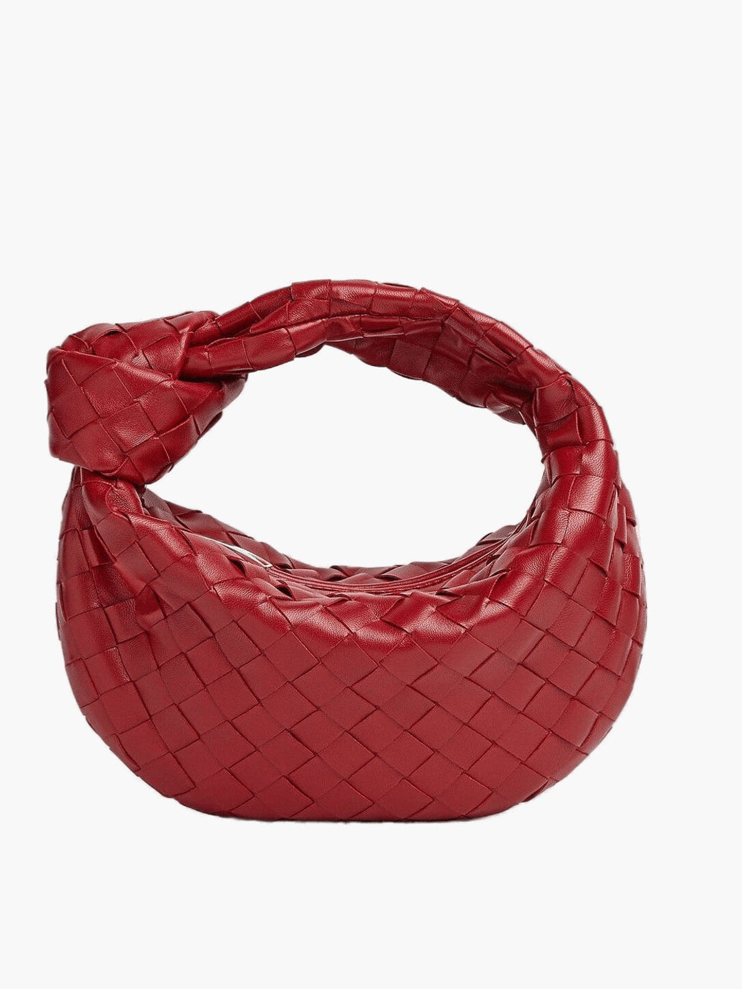 Woven Mini Handbag - Isabella-Red-The Livary
