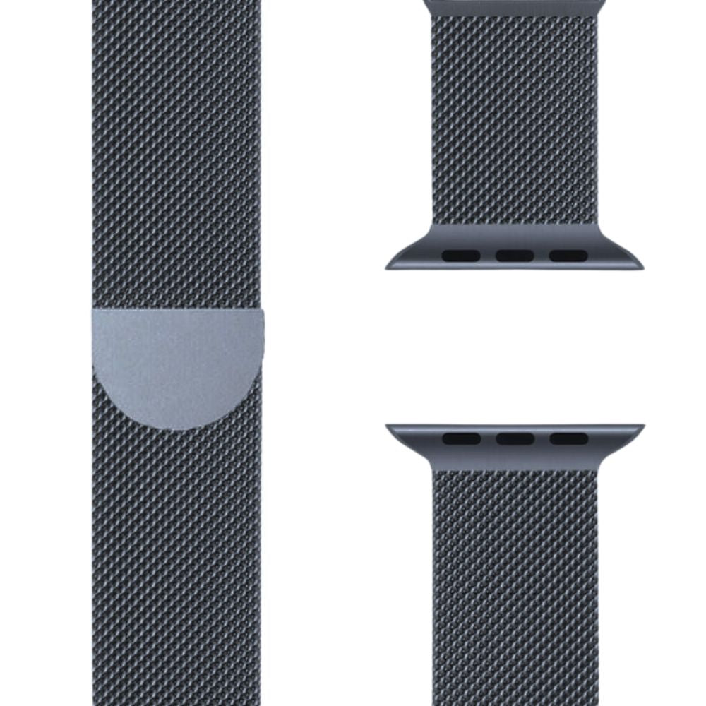 Milanese Apple Watch Band – SteelFlex-38mm | 40mm | 41mm | 42mm-Space Gray-The Livary
