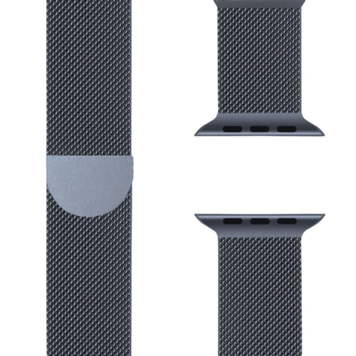 Milanese Apple Watch Band – SteelFlex-38mm | 40mm | 41mm | 42mm-Space Gray-The Livary