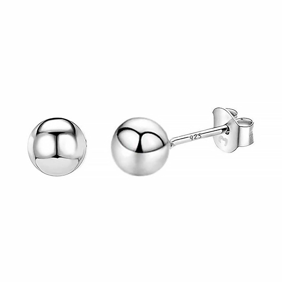 Minimalist Earrings - Lunara-0.16 in-Silver-The Livary
