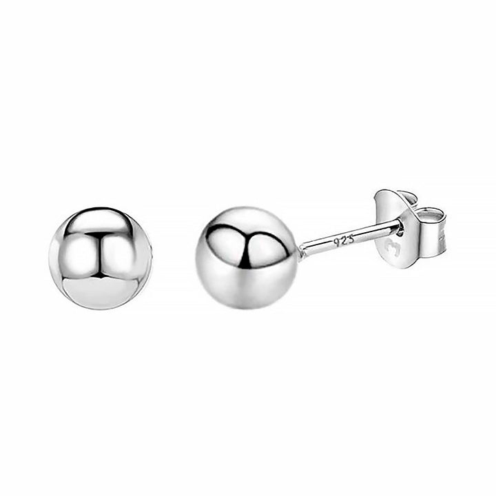 Minimalist Earrings - Lunara-0.16 in-Silver-The Livary