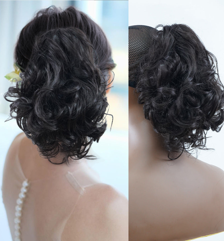 Curly Ponytail Hair Extension – Mira-Brown Black-The Livary