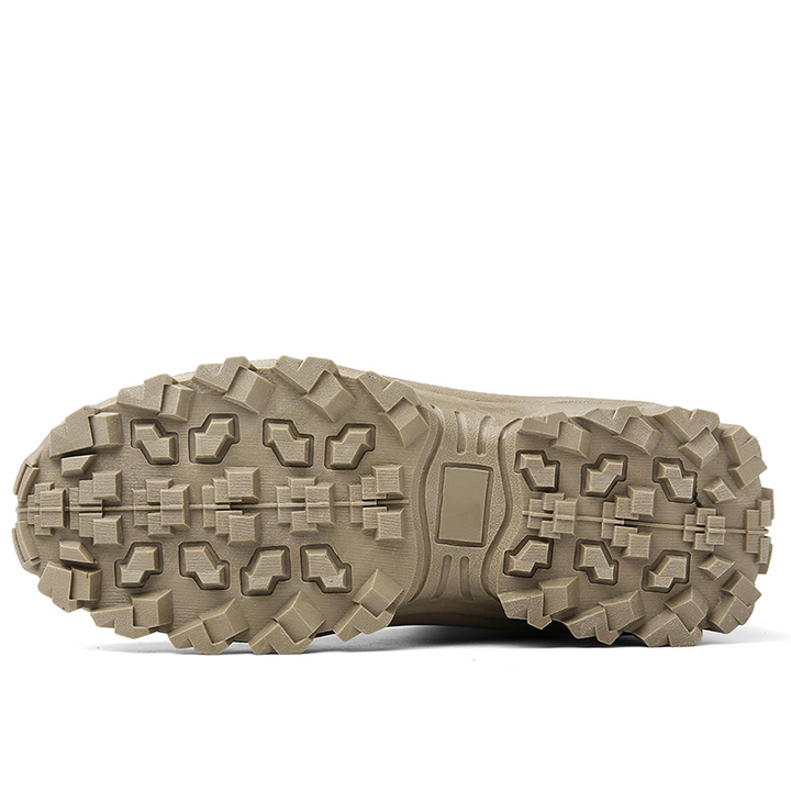 Waterproof Tactical Work Boots with Anti-Puncture – TrailForce Tactical-Beige-6-The Livary
