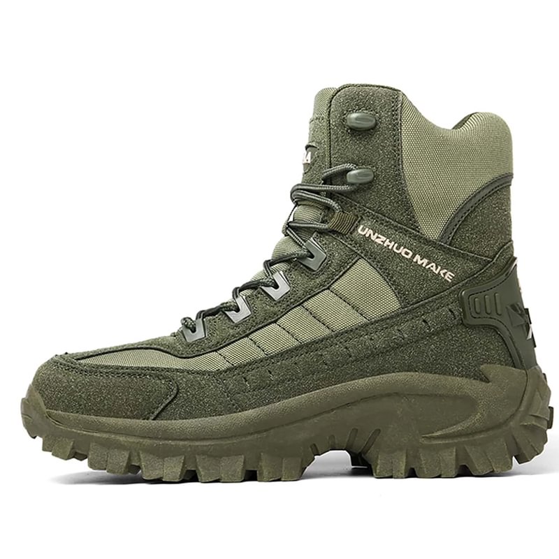 Waterproof Tactical Work Boots with Anti-Puncture – TrailForce Tactical-Beige-6-The Livary