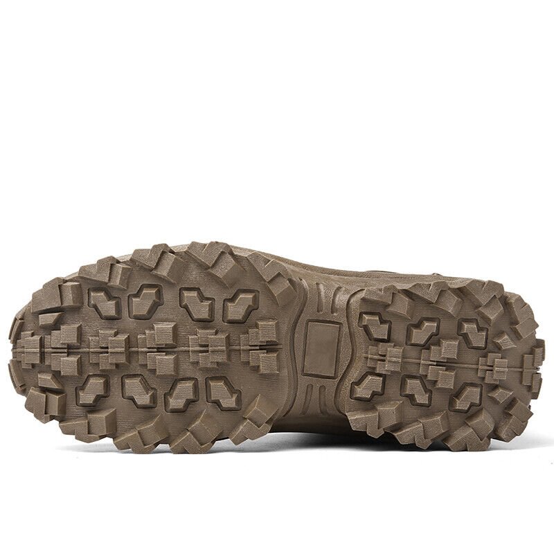 Waterproof Tactical Work Boots with Anti-Puncture – TrailForce Tactical-Beige-6-The Livary