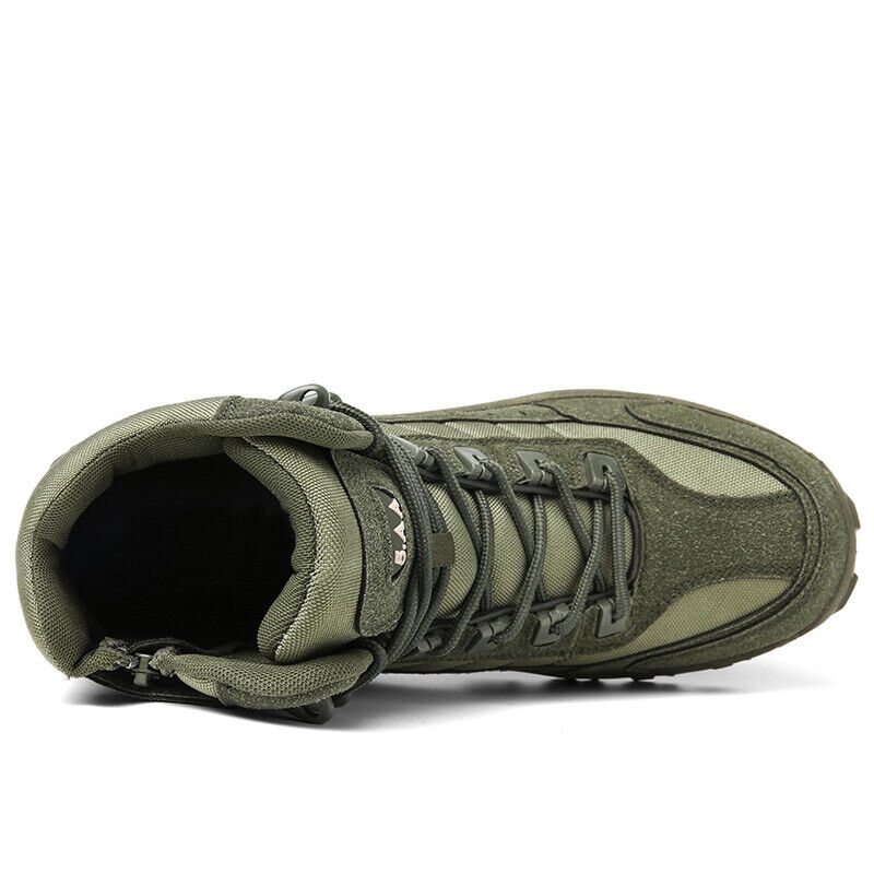 Waterproof Tactical Work Boots with Anti-Puncture – TrailForce Tactical-Beige-6-The Livary