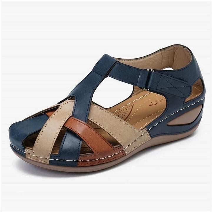 Orthopaedic comfort sandals for women – Sophia-Blue-2.5-The Livary