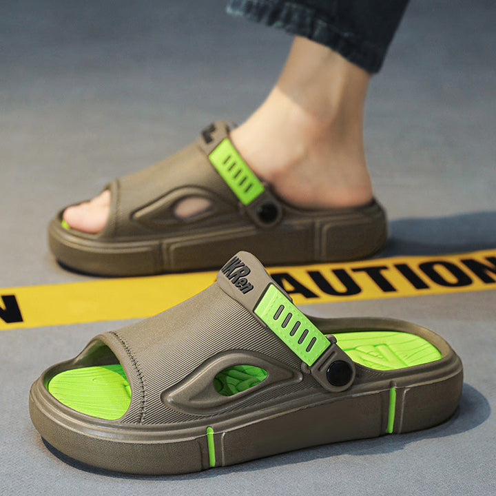 Non-slip men's beach sandals – Rafael-Black-6/6.5-The Livary