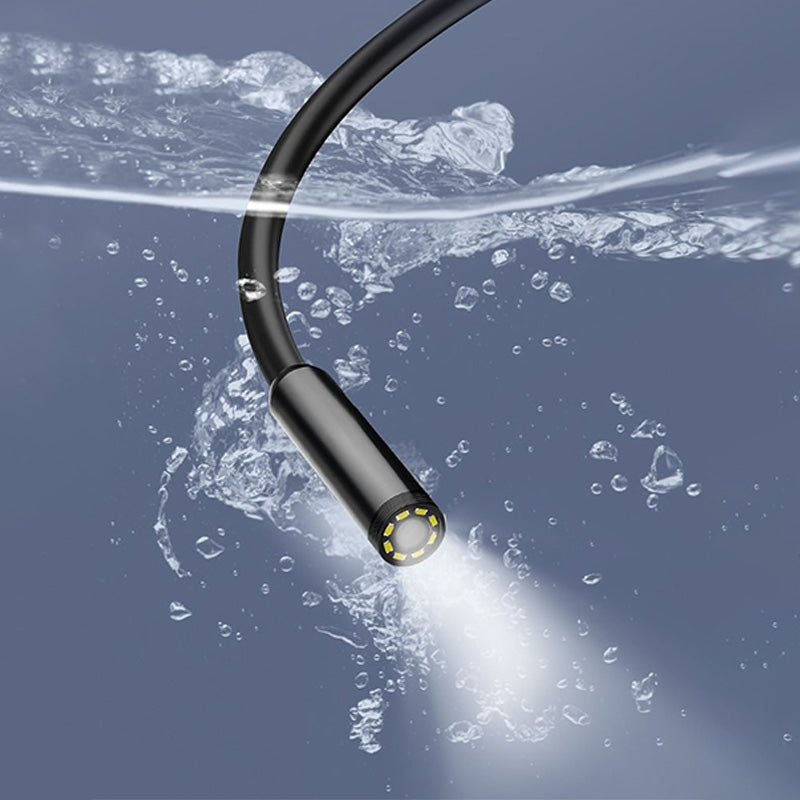 HD Inspection Endoscope with Screen – ScopeLite HD-Orange-Only (5 meters)-The Livary