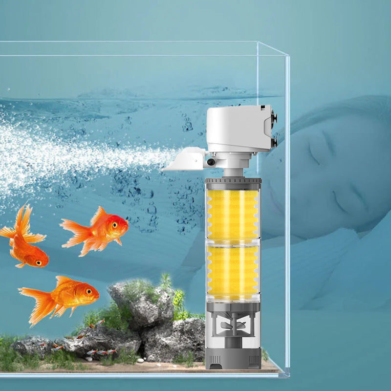 Silent Electric Aquarium Filter – AquaSilence-4W-The Livary