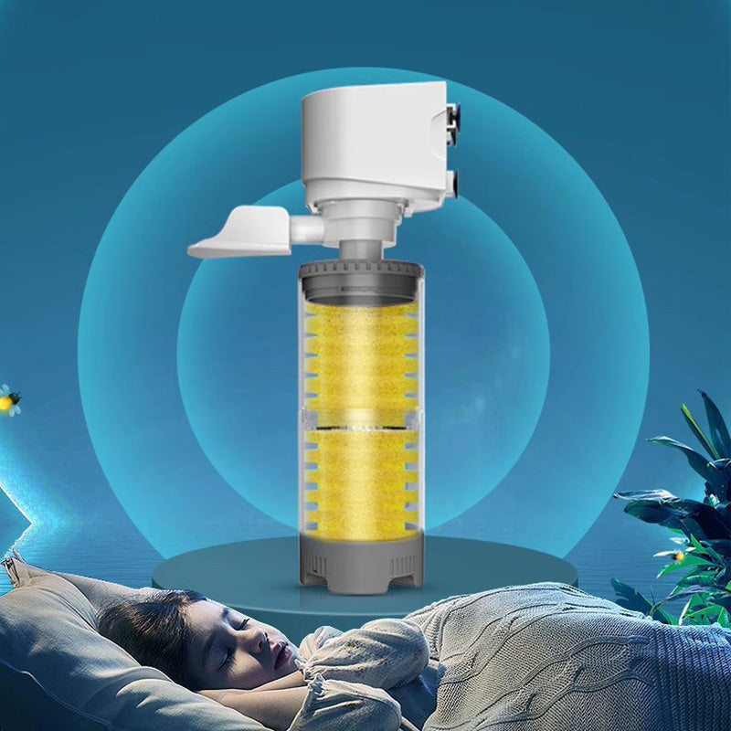 Silent Electric Aquarium Filter – AquaSilence-4W-The Livary
