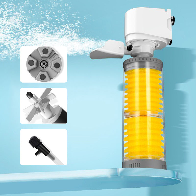 Silent Electric Aquarium Filter – AquaSilence-4W-The Livary