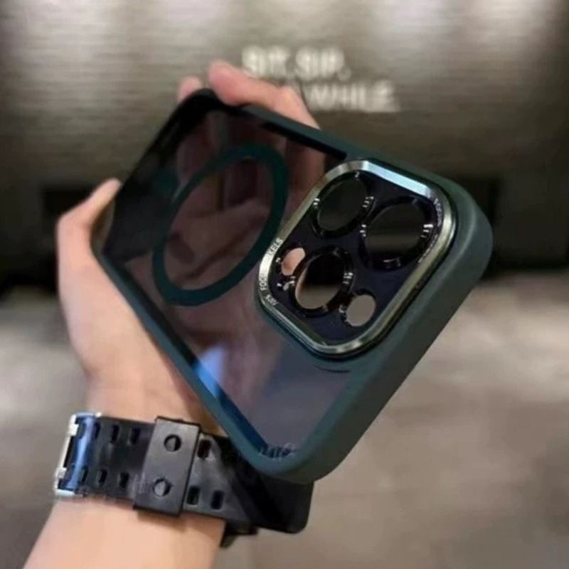 Magnetic iPhone Case – iShield-Green-iPhone 16-The Livary