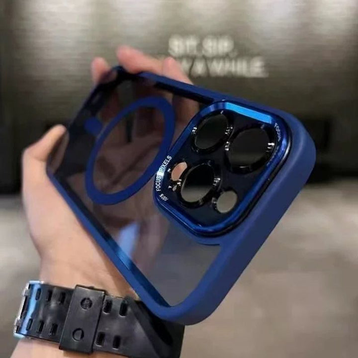 Magnetic iPhone Case – iShield-Blue-iPhone 16-The Livary