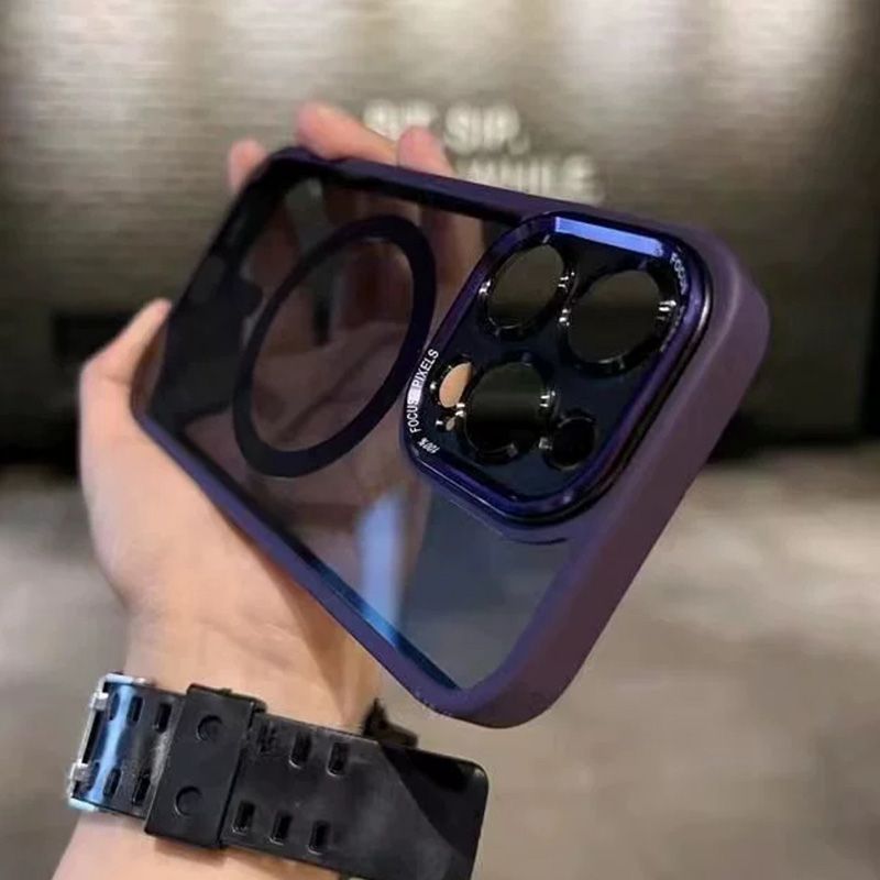 Magnetic iPhone Case – iShield-Dark purple-iPhone 16-The Livary