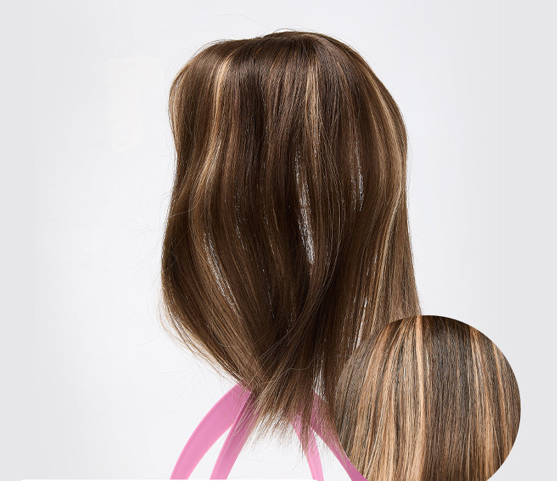 Clip-in Hair Piece with Bangs – Livia-02#-The Livary