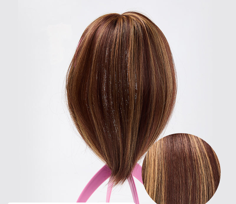 Clip-in Hair Piece with Bangs – Livia-08#-The Livary