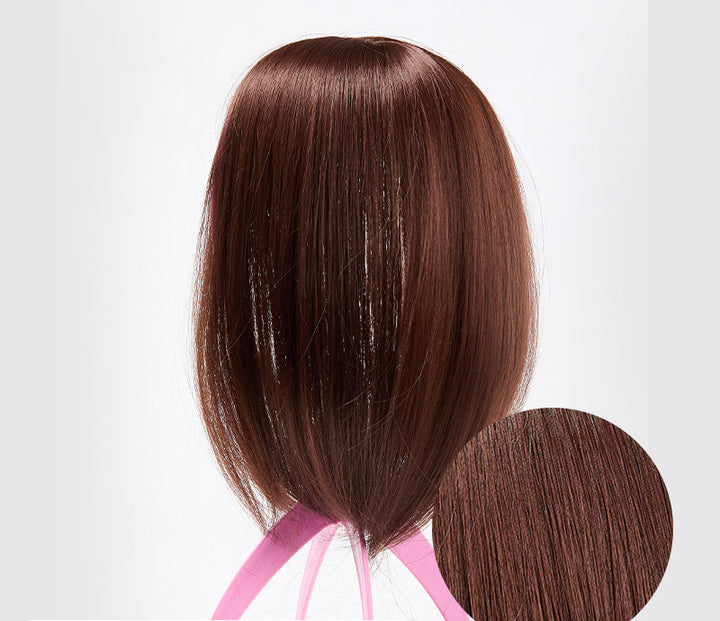 Clip-in Hair Piece with Bangs – Livia-10#-The Livary