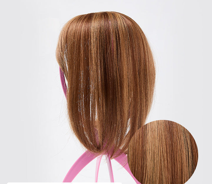 Clip-in Hair Piece with Bangs – Livia-12#-The Livary