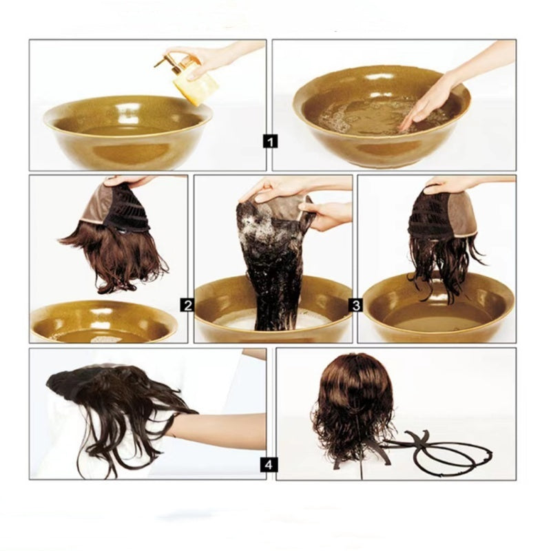 Curly Clip-in Ponytail – Nayla-Black-The Livary