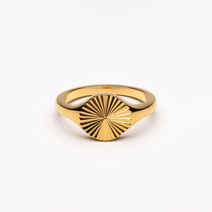 Sun Signet Ring - Solara-5-Gold-The Livary