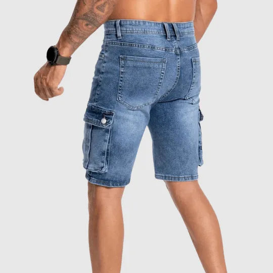 Men's Denim Cargo Shorts for Summer – Jonas-S-The Livary