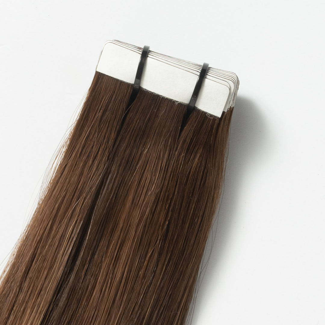 Tape-in Hair Extensions – Veloura Tape (Warm Brown Balayage 2+7)-The Livary